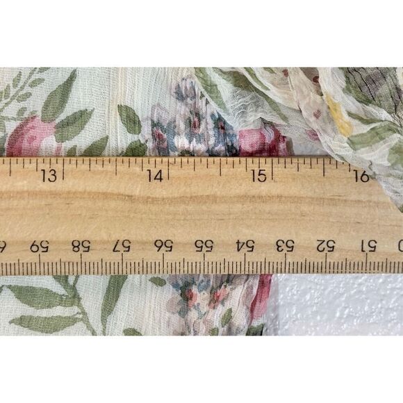 Vintage Papillon  90's Hopeless Romantic Crinkle Tee Style Midi Dress Small - Picture 8 of 8